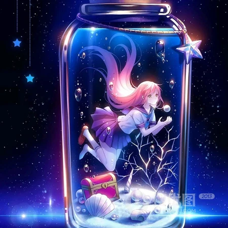 让人一眼就喜欢的，浪漫又唯美的动漫女生头像图片