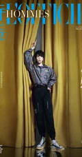 华晨宇（花花）定价20元的《时装男士》七月刊双封面炫酷写真