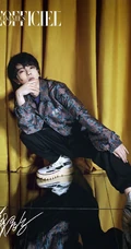 华晨宇（花花）定价20元的《时装男士》七月刊双封面炫酷写真