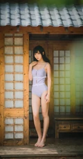 美好的六月，气质紧身肩带死库水长腿少女唯美街拍写真