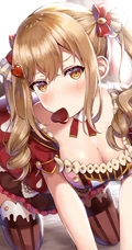 棕色双马尾动漫少女，那些可爱又气质的二次元刷马尾女孩高清图集