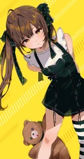 棕色双马尾动漫少女，那些可爱又气质的二次元刷马尾女孩高清图集