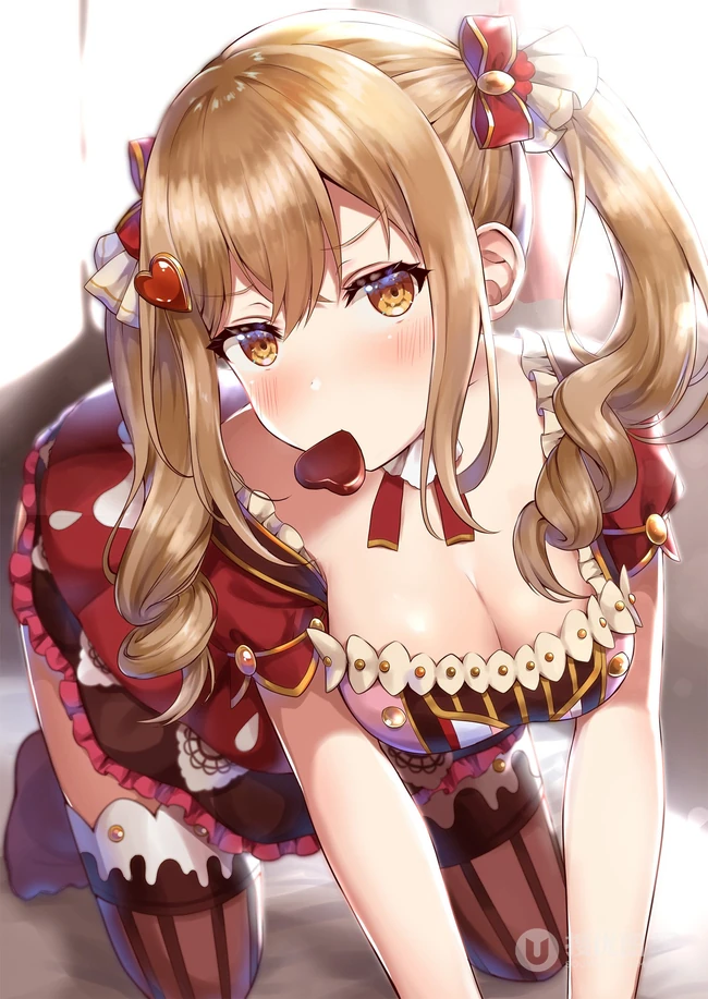 棕色双马尾动漫少女，那些可爱又气质的二次元刷马尾女孩高清图集