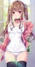 2020最火动漫手机壁纸，二次元可爱双马尾动漫少女手机壁纸图片