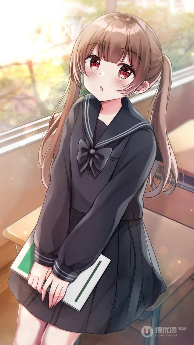 2020最火动漫手机壁纸，二次元可爱双马尾动漫少女手机壁纸图片