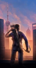 超级英雄电影&ldquo;复仇者联盟&rdquo;角色背影创意手机壁纸