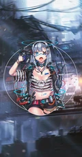热门动漫人物相框拼贴插画手机壁纸