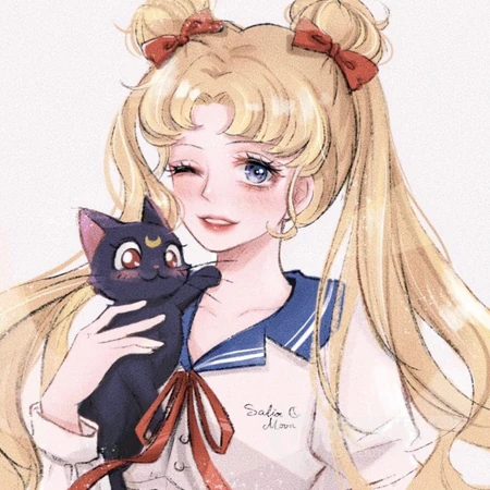 我是少女，各类动漫少女创意闺蜜头像