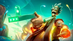 成人动画&ldquo;Rick和Morty&rdquo;创意插画桌面壁纸