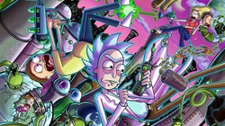 成人动画&ldquo;Rick和Morty&rdquo;创意插画桌面壁纸