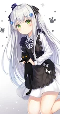 简洁纯白色背景动漫少女手机壁纸6月22日推荐合集