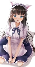 简洁纯白色背景动漫少女手机壁纸6月22日推荐合集