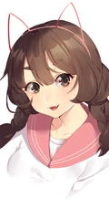 简洁纯白色背景动漫少女手机壁纸6月22日推荐合集