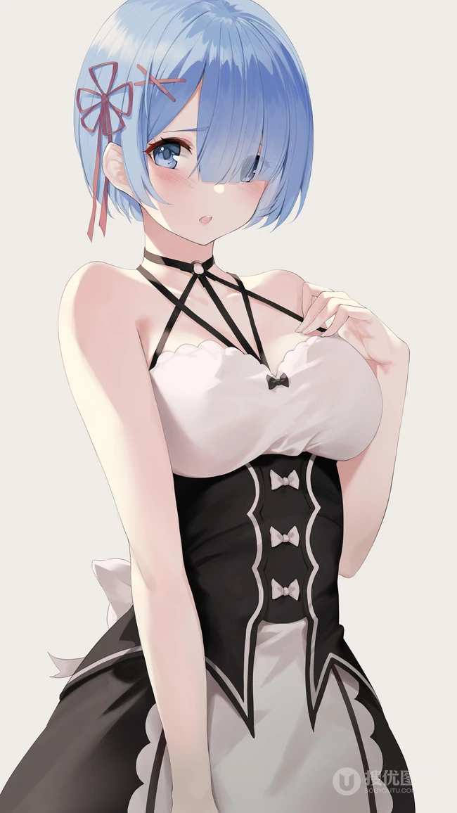 简洁纯白色背景动漫少女手机壁纸6月22日推荐合集