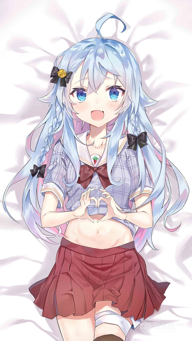 简洁纯白色背景动漫少女手机壁纸6月22日推荐合集