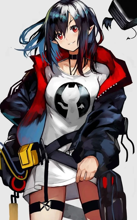 这完美的纤细线条，大长腿，精选气质二次元动漫女生插画图片集