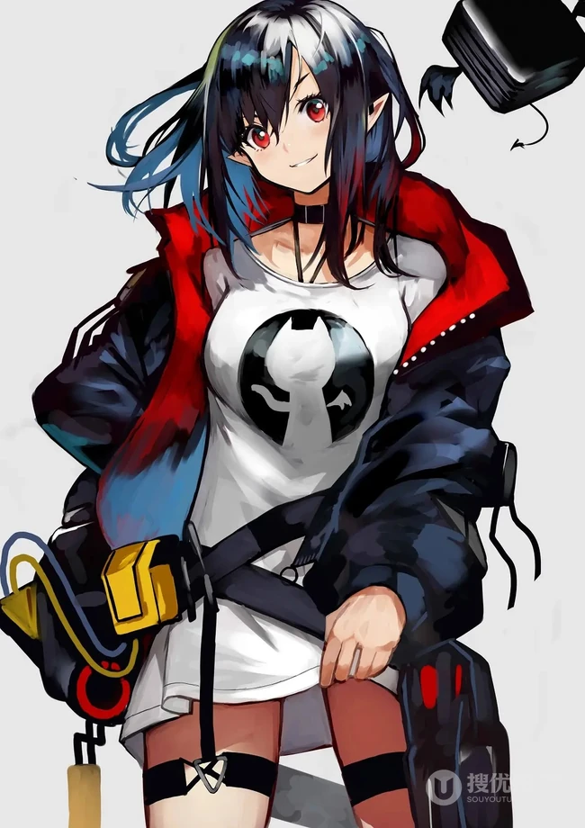 这完美的纤细线条，大长腿，精选气质二次元动漫女生插画图片集