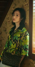 胡冰卿优雅恬静阁楼写真图片