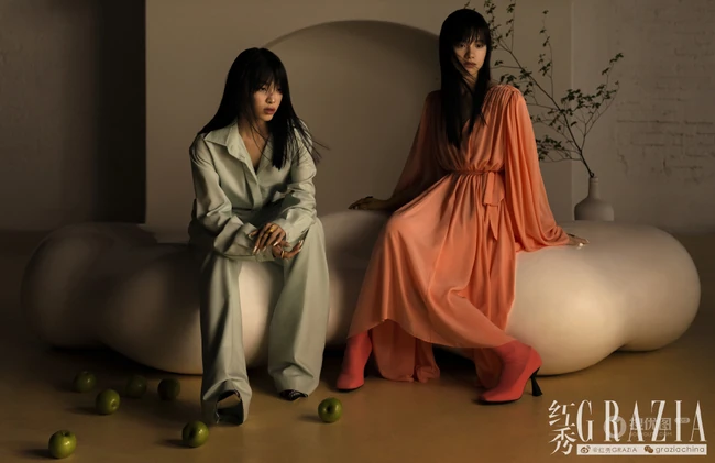 刘柏辛，张婧仪《红秀GRAZIA》杂志优美写真