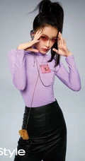 孙怡高扎马尾酷美装扮登杂志写真，多套服饰诠释个性都市女孩魅力