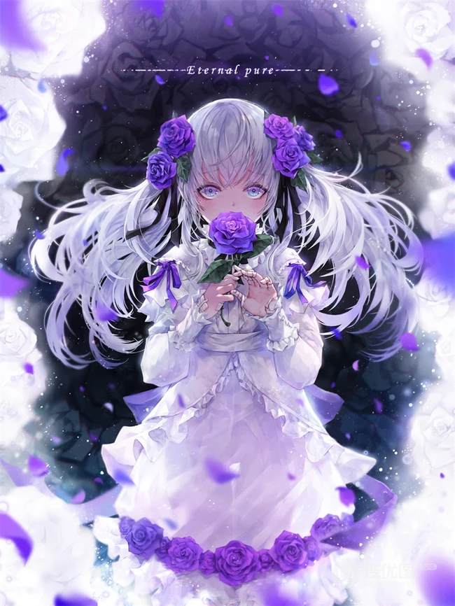 精美好看的动漫人物插画，精选二次元动漫少女人物插画图集欣赏