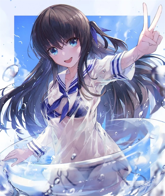 精美好看的动漫人物插画，精选二次元动漫少女人物插画图集欣赏