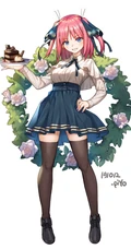 经典披肩双马尾女孩，二次元动漫双马尾少女插画图片合集