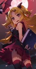 经典披肩双马尾女孩，二次元动漫双马尾少女插画图片合集