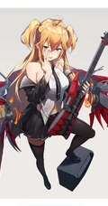 经典披肩双马尾女孩，二次元动漫双马尾少女插画图片合集