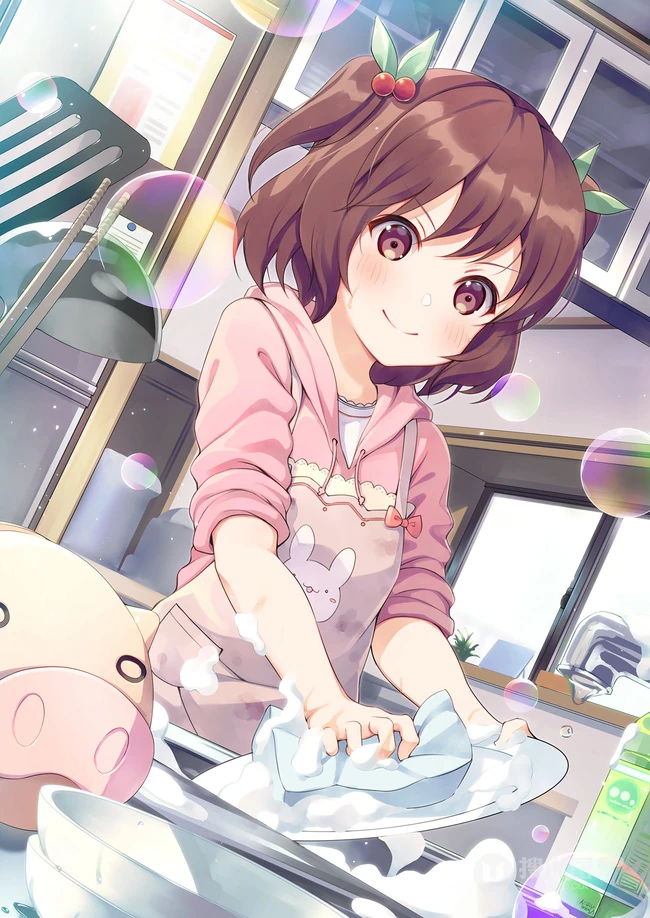 经典披肩双马尾女孩，二次元动漫双马尾少女插画图片合集