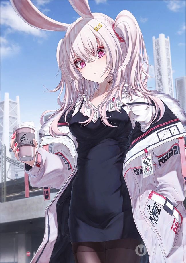 经典披肩双马尾女孩，二次元动漫双马尾少女插画图片合集