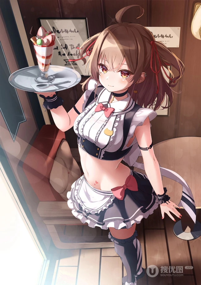 经典披肩双马尾女孩，二次元动漫双马尾少女插画图片合集