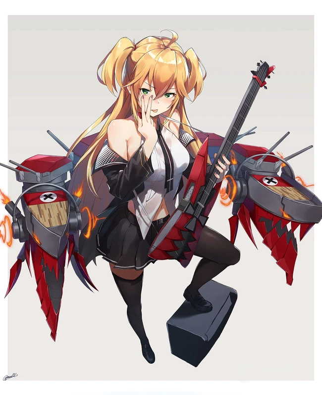 经典披肩双马尾女孩，二次元动漫双马尾少女插画图片合集
