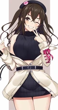 经典披肩双马尾女孩，二次元动漫双马尾少女插画图片合集
