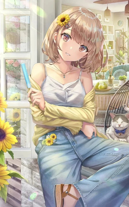 二次元的女孩怎么都这么好康，精选二次元动漫少女大神作品合集