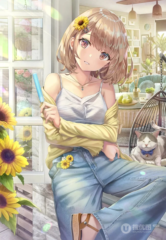 二次元的女孩怎么都这么好康，精选二次元动漫少女大神作品合集