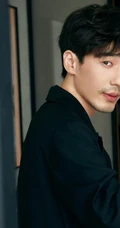 有胡渣的白宇更显男人魅力，陕西帅哥明星白宇酷黑工装写真图片