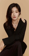 徐百慧展现优雅女人坐姿，姿态写真美照