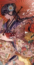 如梦似幻的樱花少女，二次元动漫少女和樱花的故事唯美高清图集