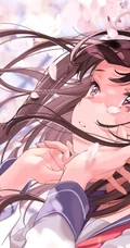 如梦似幻的樱花少女，二次元动漫少女和樱花的故事唯美高清图集