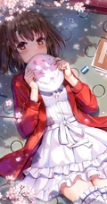 如梦似幻的樱花少女，二次元动漫少女和樱花的故事唯美高清图集
