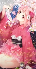 如梦似幻的樱花少女，二次元动漫少女和樱花的故事唯美高清图集