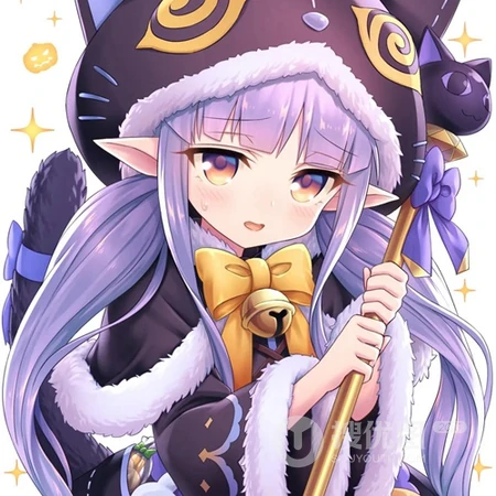 可爱动漫小女生，小女孩头像，某动漫游戏里好看可爱的二次元人物头像图片