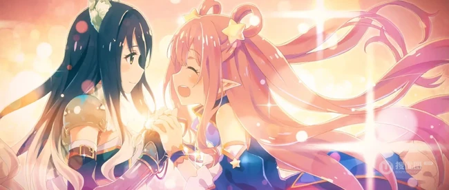 动漫人物闺蜜篇，公主连结初音和栞（睡美人与病弱白虎）姐妹情深图片