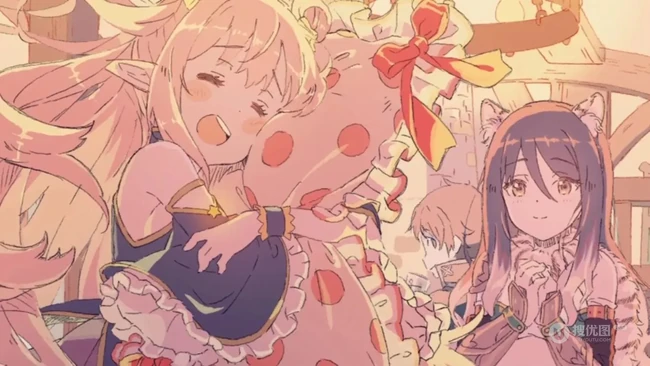 动漫人物闺蜜篇，公主连结初音和栞（睡美人与病弱白虎）姐妹情深图片