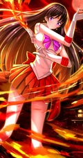 不同画师绘画的少女战士，二次元动漫少女战士精少女人物图片集