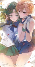不同画师绘画的少女战士，二次元动漫少女战士精少女人物图片集