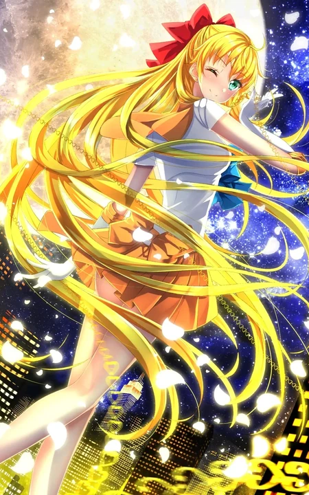不同画师绘画的少女战士，二次元动漫少女战士精少女人物图片集