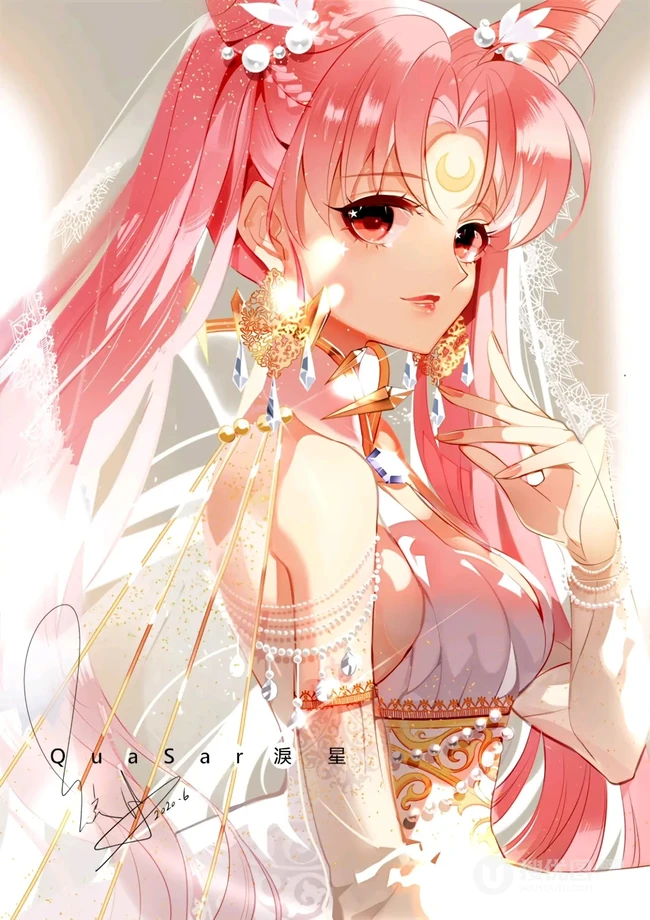 不同画师绘画的少女战士，二次元动漫少女战士精少女人物图片集