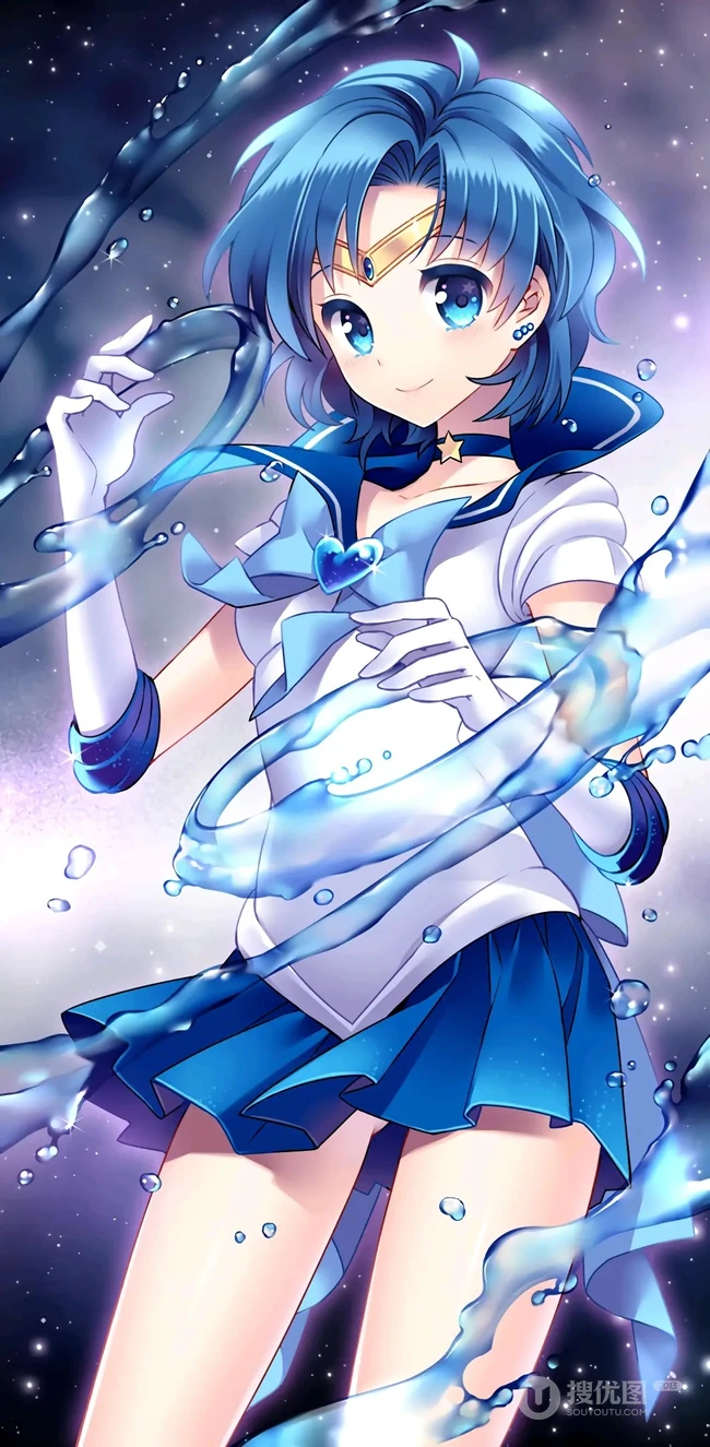 不同画师绘画的少女战士，二次元动漫少女战士精少女人物图片集